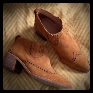 Madewell Grayson Brogue ankle boots size 8.5
